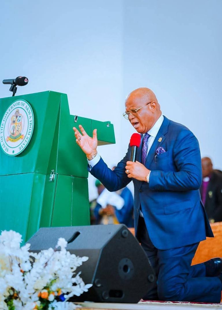 2025: Take Us By Your Hands, Lord  -A’Ibom Gov, Pastor Eno prays