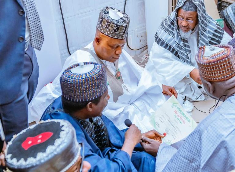 VP Shettima Attends Wedding Of APC Chairman’s Children In Kano