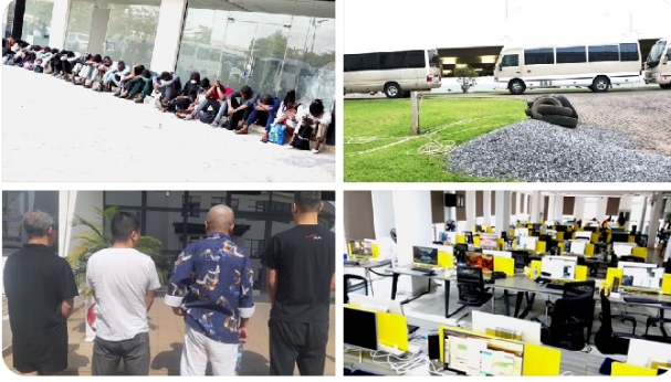 Just-In! EFCC Arrests Four Chinese, 101 Others for Suspected Internet Fraud in Abuja