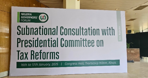 Tax Reforms Committee holds consultation with Governors, others