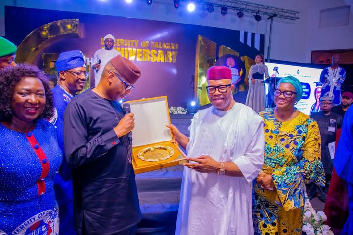 Senate President Akpabio, others honoured as Unical marks 50th Anniversary