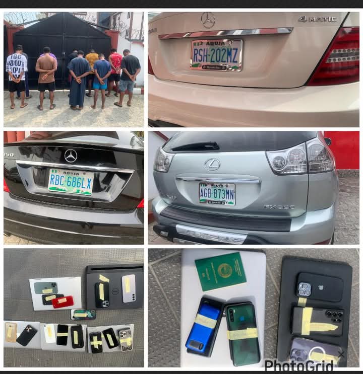 EFCC arrests suspected fraudsters in Uyo, recovers cars, phones, ors