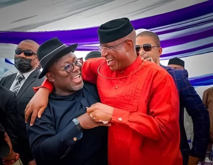 Breaking! DEFECTION: Omo-Agege welcomes Delta Governor into APC