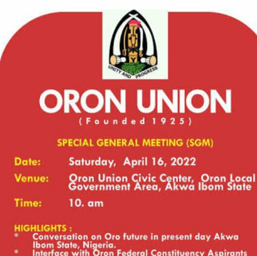 Exclusive: N200m fraud case mars Oron Union’s Centenary celebrations