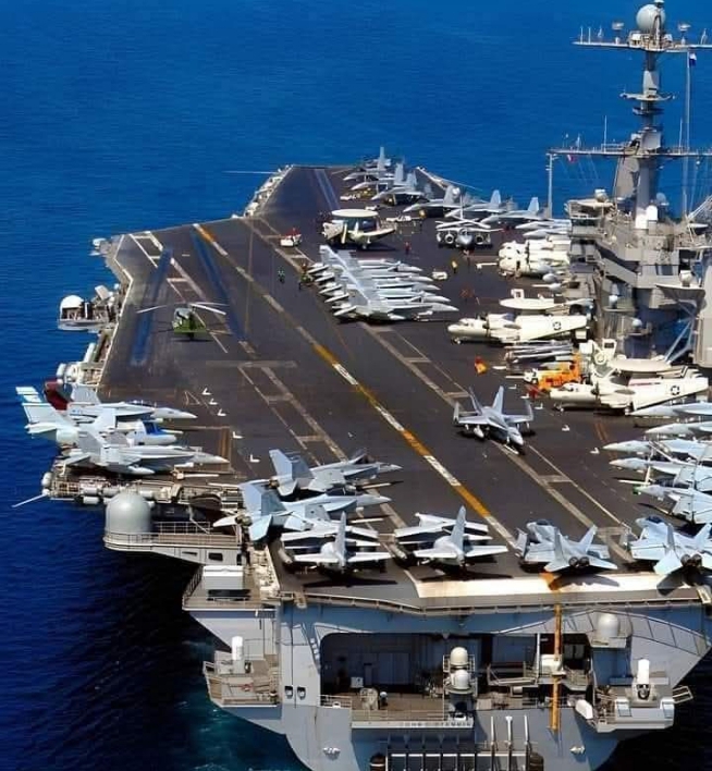 Tension heightens as America’s largest Aircraft Carrier heads towards Iran