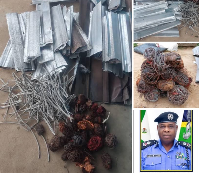 Akwa Ibom Police recovers stolen items, arrests suspected vandal, accomplice