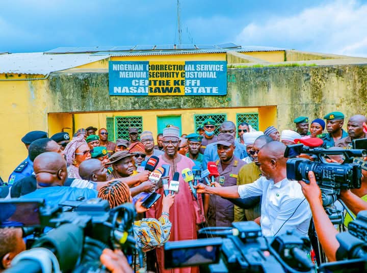 Jail break: Nasarawa Gov visits facility, decries large number of inmates