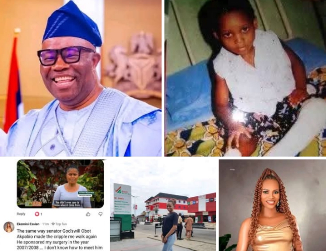 How Sen Akpabio helped me walk again -Lady reveals