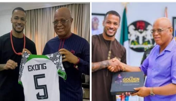 F/Ball: Gov Eno celebrates Troost-Ekong on international retirement