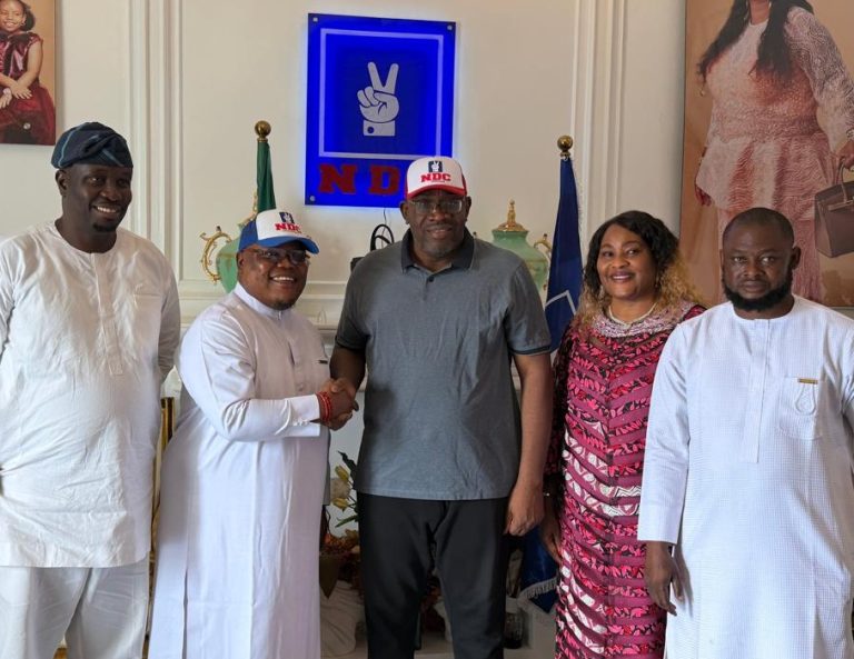 Just-In! OmoBarca joins NDC, received by Party Leader, Sen Dickson