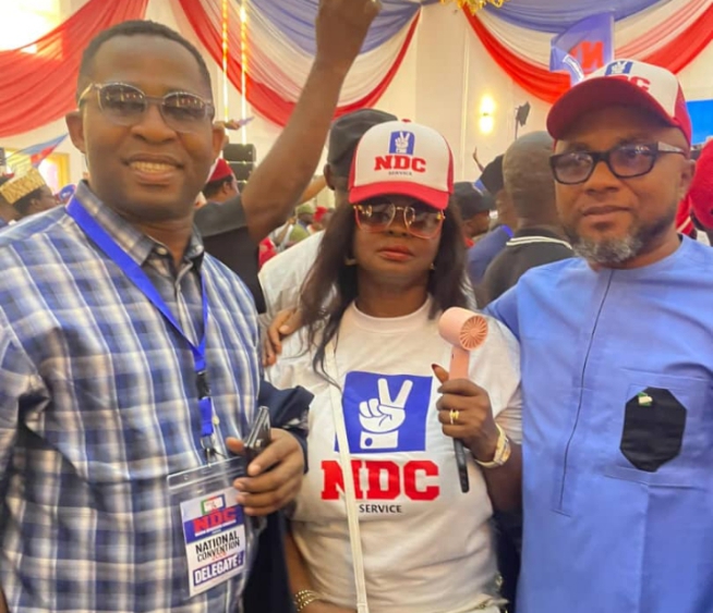 Onwubiko attends NDC National Convention, as Party Zones 2027 Presidency to the South
