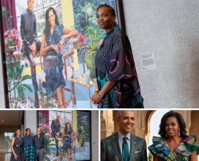 Ex-US President Obama, wife extol Nigerian-born artist, Njideka Akunyili