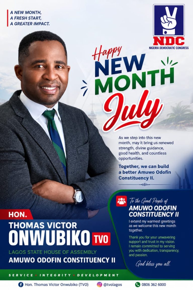 New Month: Thomas Onwubiko greets Amuwo Odofin Constituency II residents