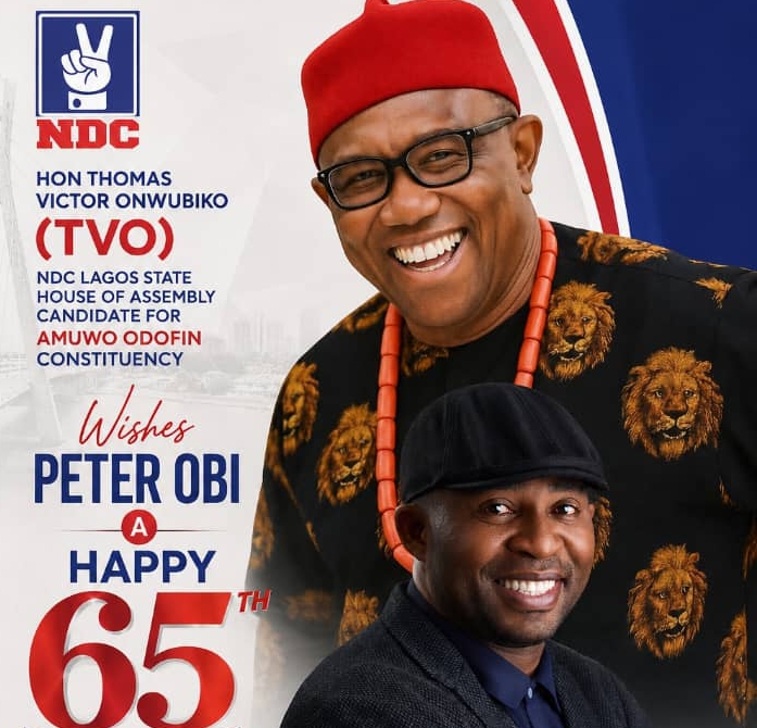 TVO hails Peter Obi at 65, calls him “Symbol of Hope” for Nigeria