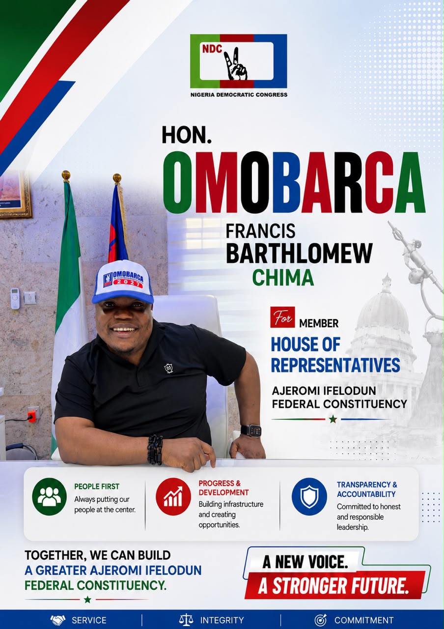 OmoBarca greets Ajeromi-Ifelodun Constituents on the New Month