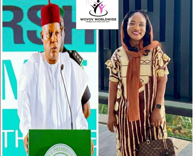 WOVOV Founder, Okoimose hails Shettima’s retention as APC VP Candidate