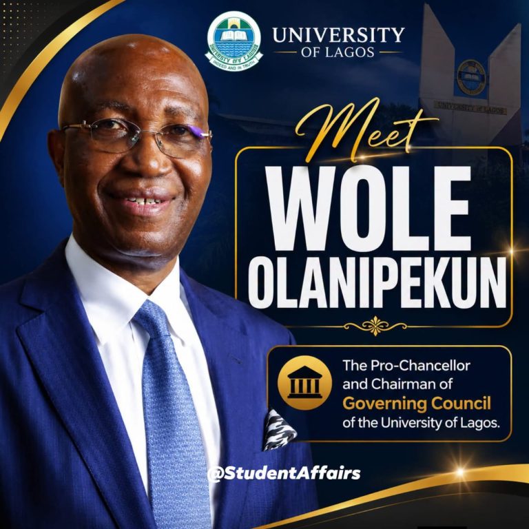 Meet the Pro-Chancellor/Chairman; Governing Council, University of Lagos 