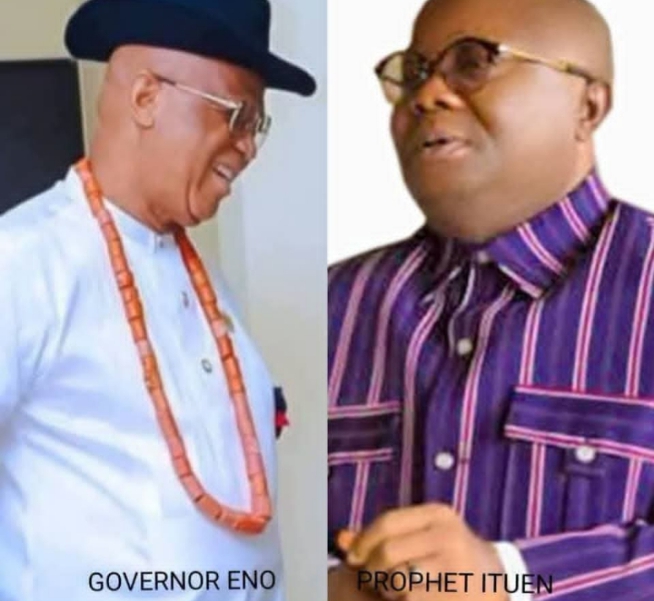 Prophet Ituen to Gov Umo Eno of Akwa Ibom State: You’re a good man, but…