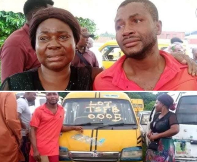 Emotional reactions, as widow, son break down in tears over auctioned impounded bus