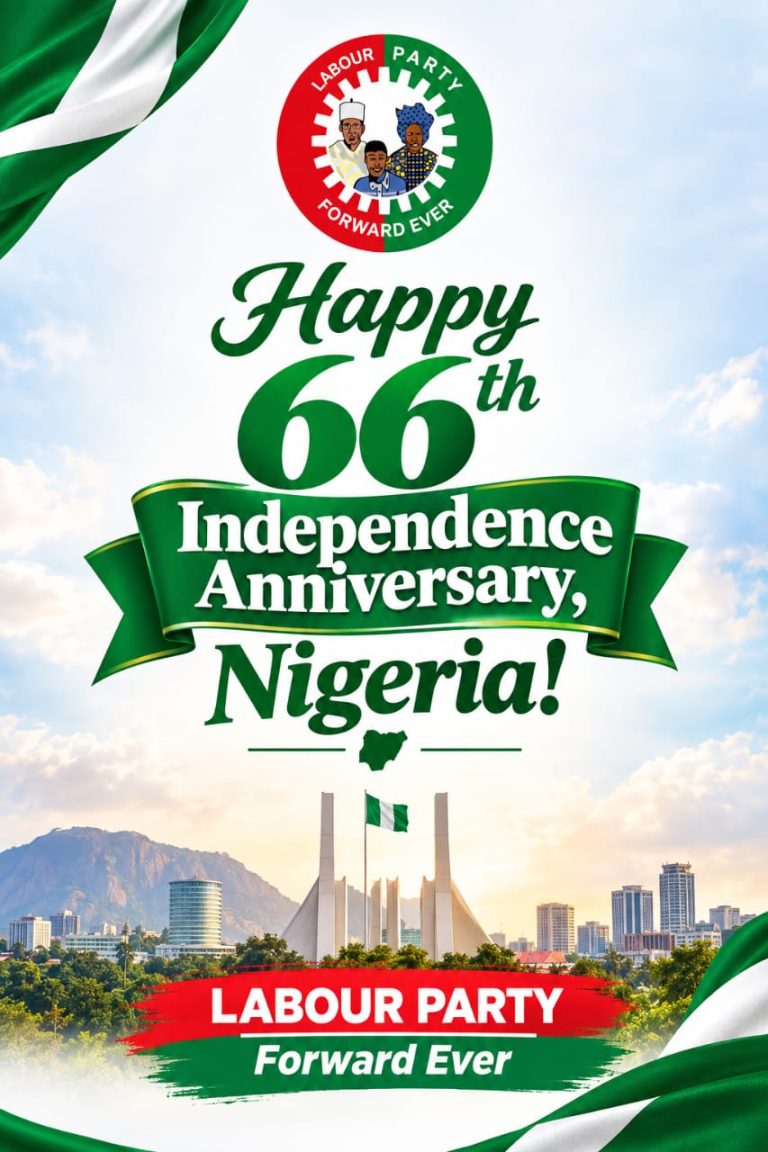Nigeria @66: Don’t despair, we’re credible alternative in 2027 – LP tell Nigerians 