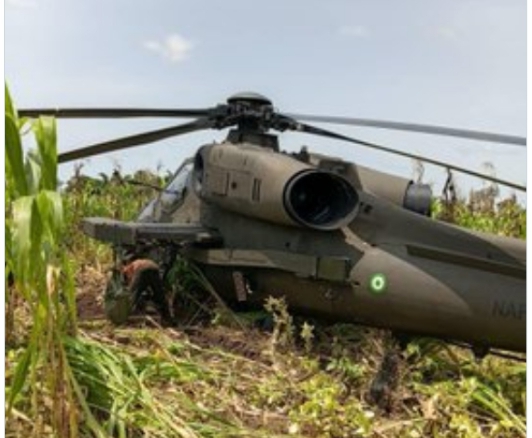 Breaking! Another NAF helicopter involved in air mishap in Makurdi